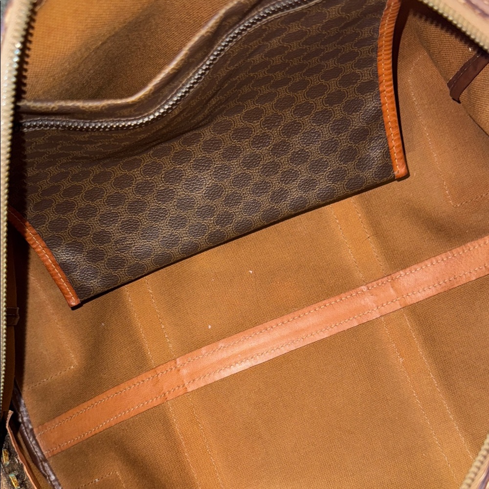 Celine Brown Leather Duffel Bag❤️ - Picture 13 of 16